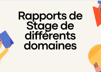 Exemplaires des Rapports de Stage de différents domaines en PDF