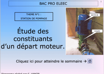 Étude des constituants d’un départ moteur en PDF Étude des constituants d’un départ moteur en PDF